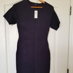 Ann Taylor New Sweater Short Sleeves Dress